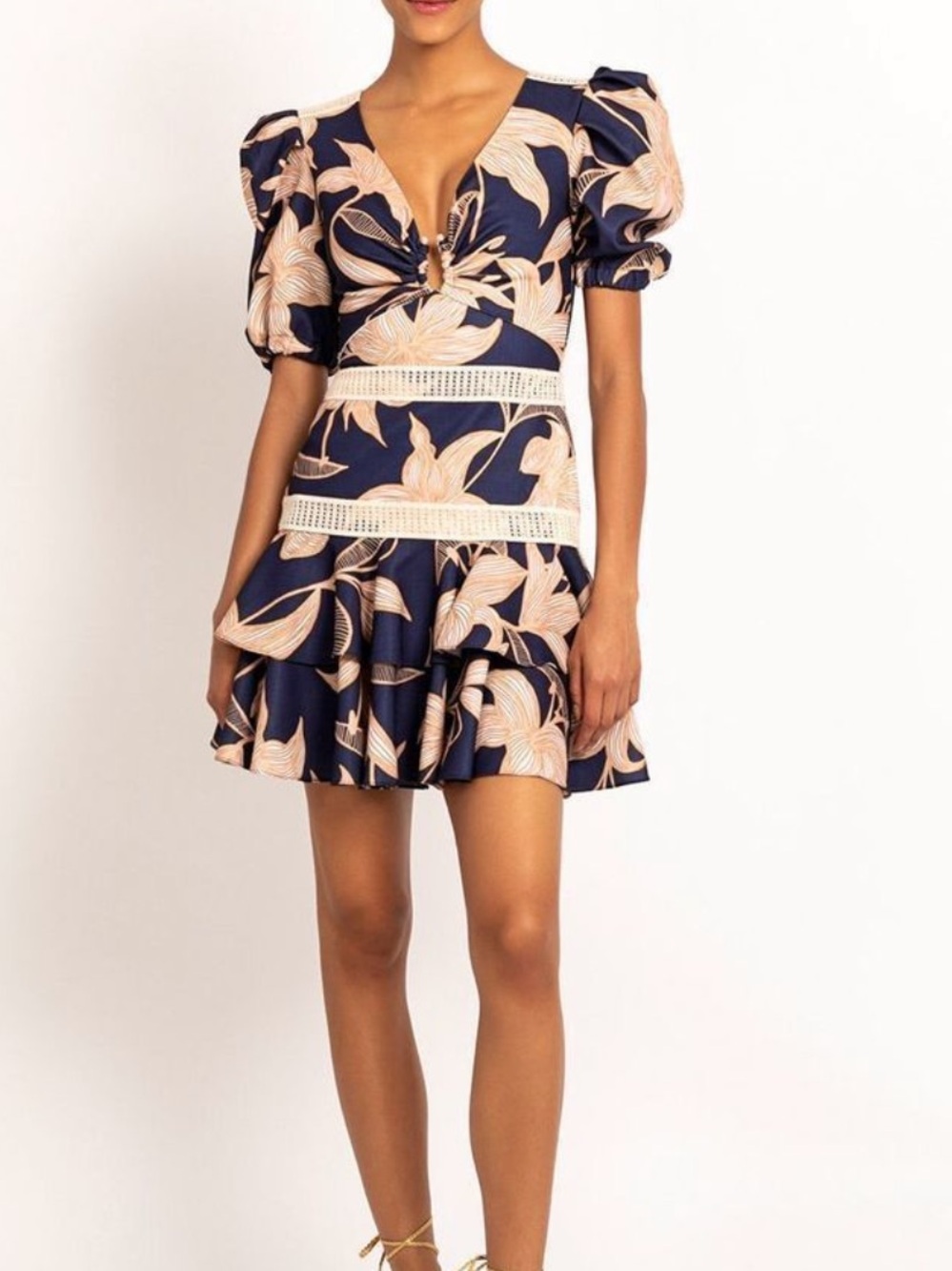 PatBO Stargazer Lace Trim Dress - Picture 2 of 9
